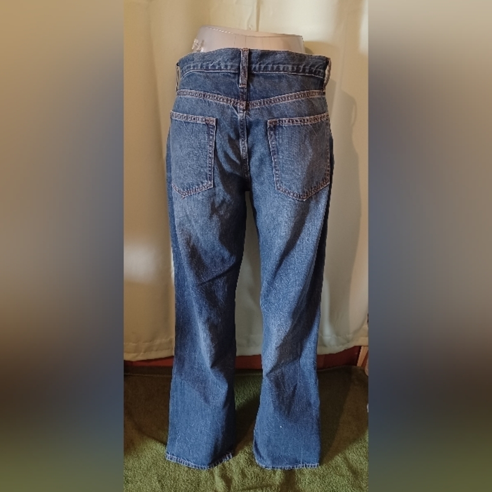 Old Navy Loose Fit Basic Medium Wash Men's Classic Blue Jeans 31x32